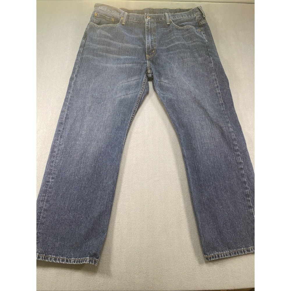 Levis 569 Mens Jeans Dark Wash 40x32 Loose‎ Straight Fit Modern Laid Back